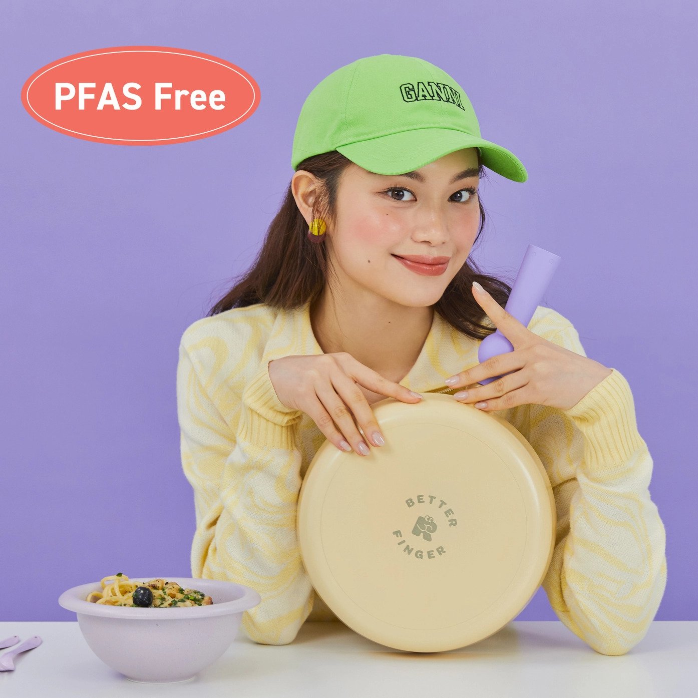 Better Finger Cast Aluminum Fry Pan