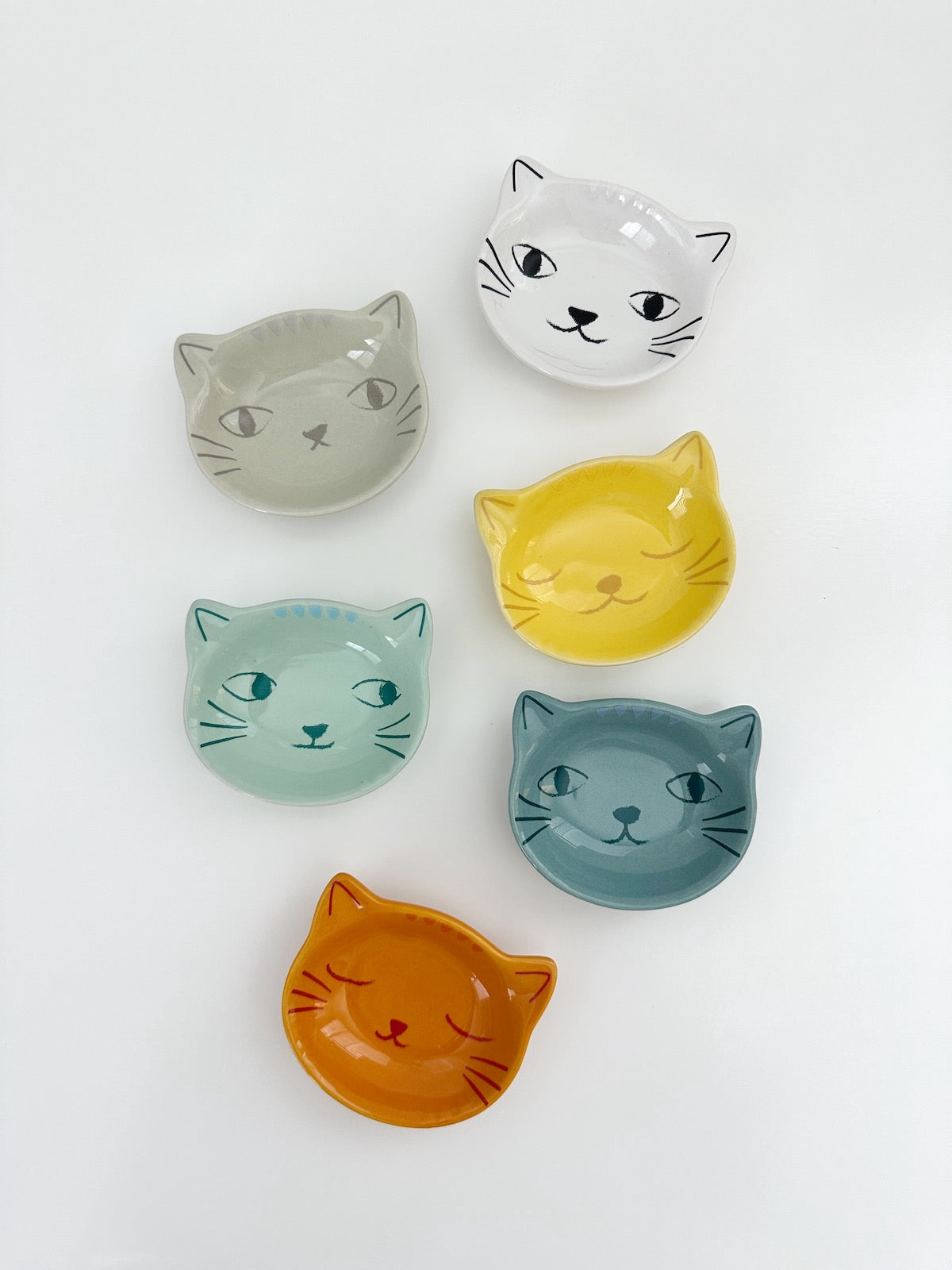 Furry Friends Pinch Bowls - Set of 6