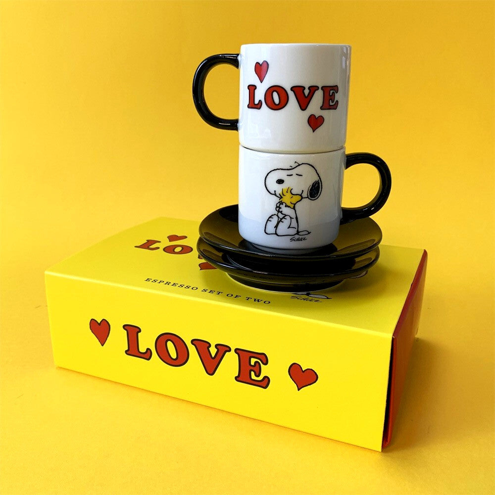 Magpie Peanuts Espresso Set - Snoopy Love