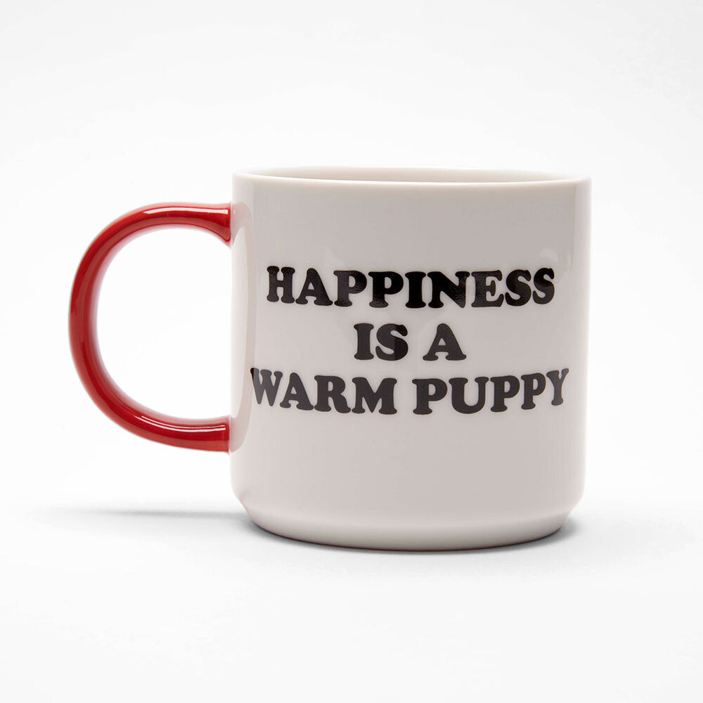 Magpie Peanuts Happiness Is A Warm Puppy Mug