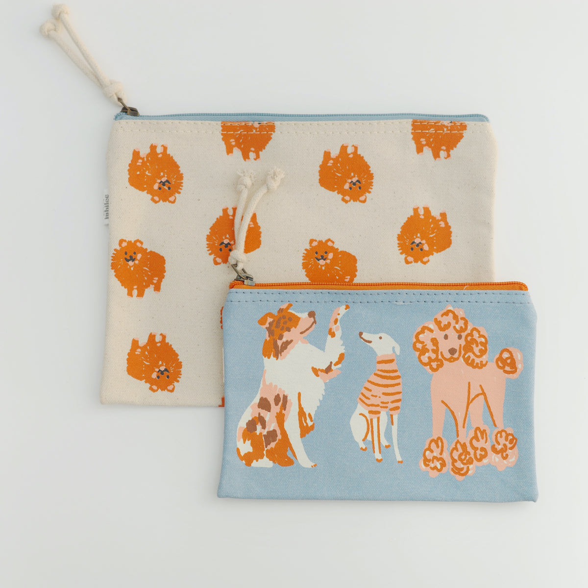 Zipper discount pouch set