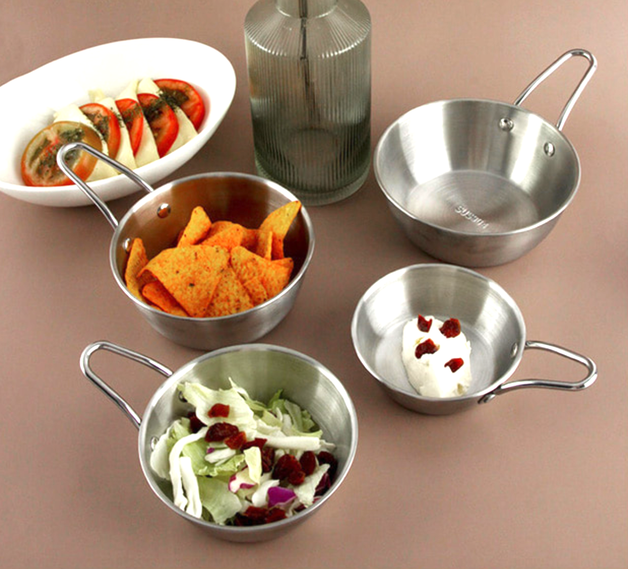 Stainless Bowl with Handle