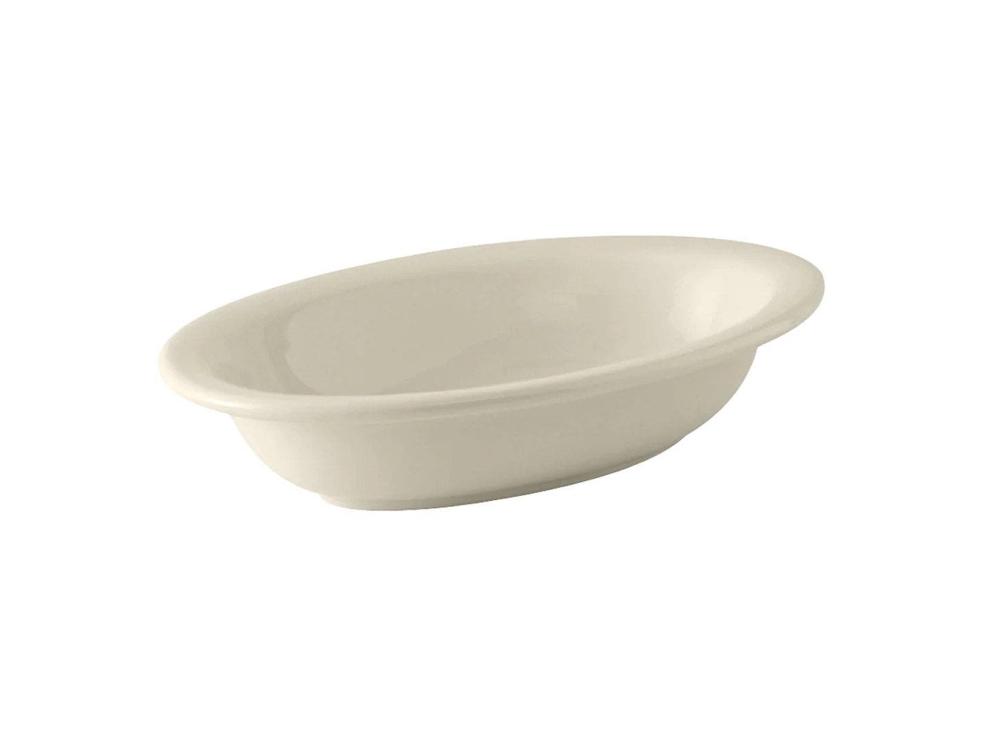 Tuxton Eggshell Oval Deep Bowl