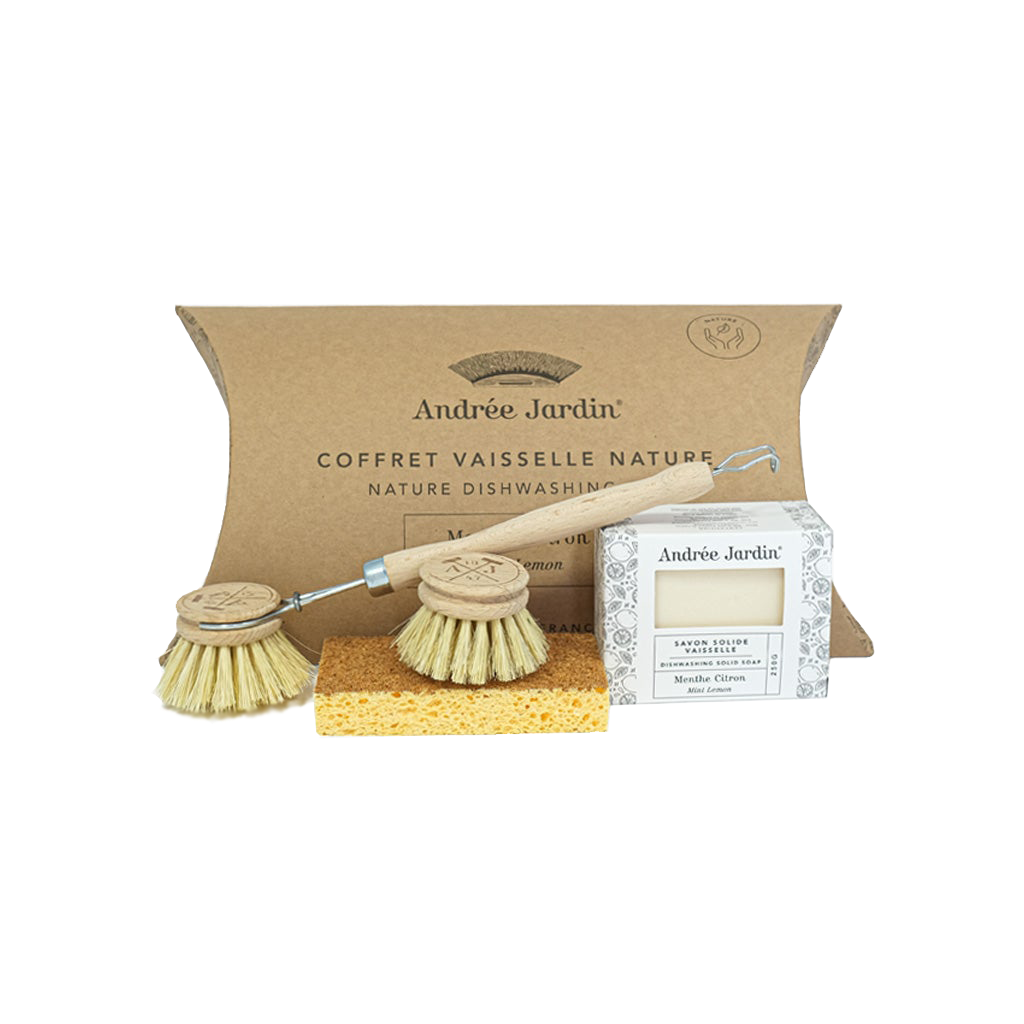 Andrée Jardin Natural Dishwashing Gift Box - Mint & Lemon