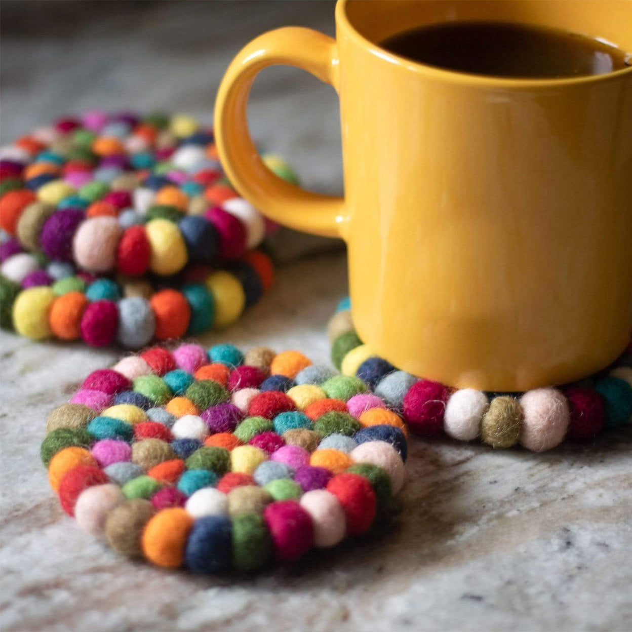 Eco Coasters - Boho Colors (Set of 4)