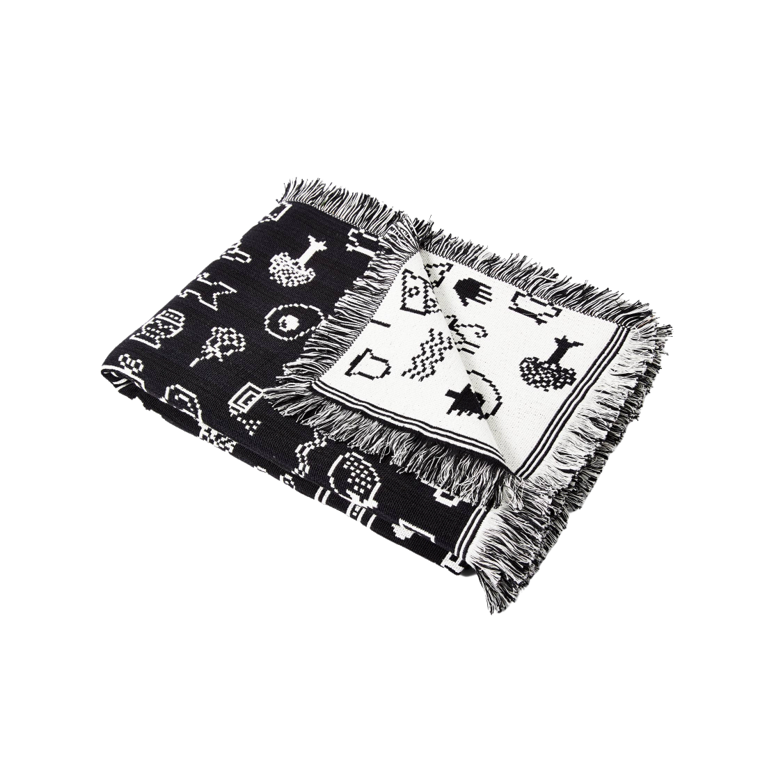 Cairo Throw - Black/White