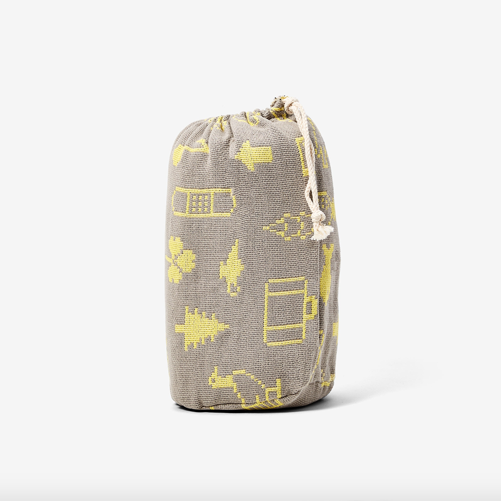 Cairo Throw - Gray/Yellow