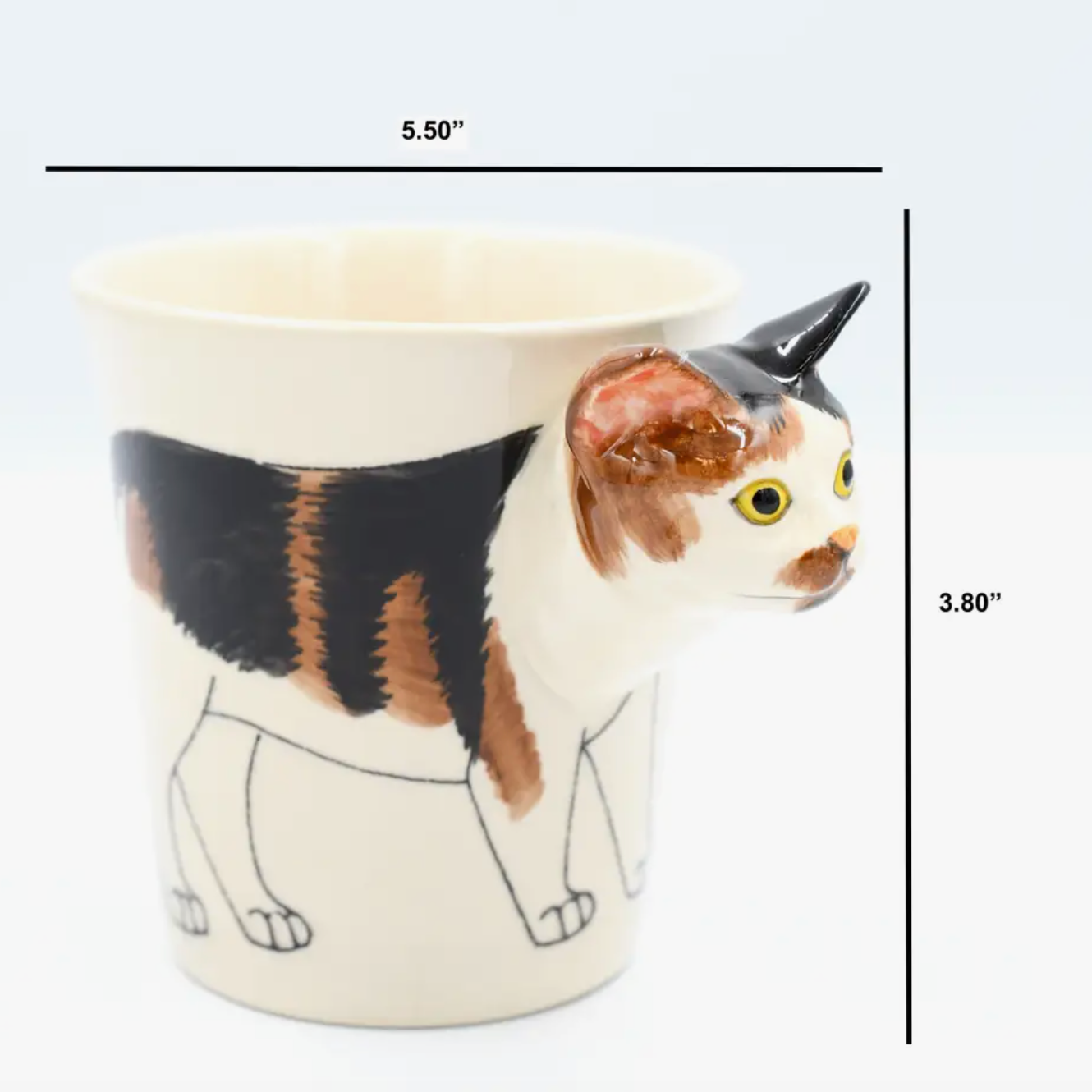 Calico 10oz Ceramic Mug