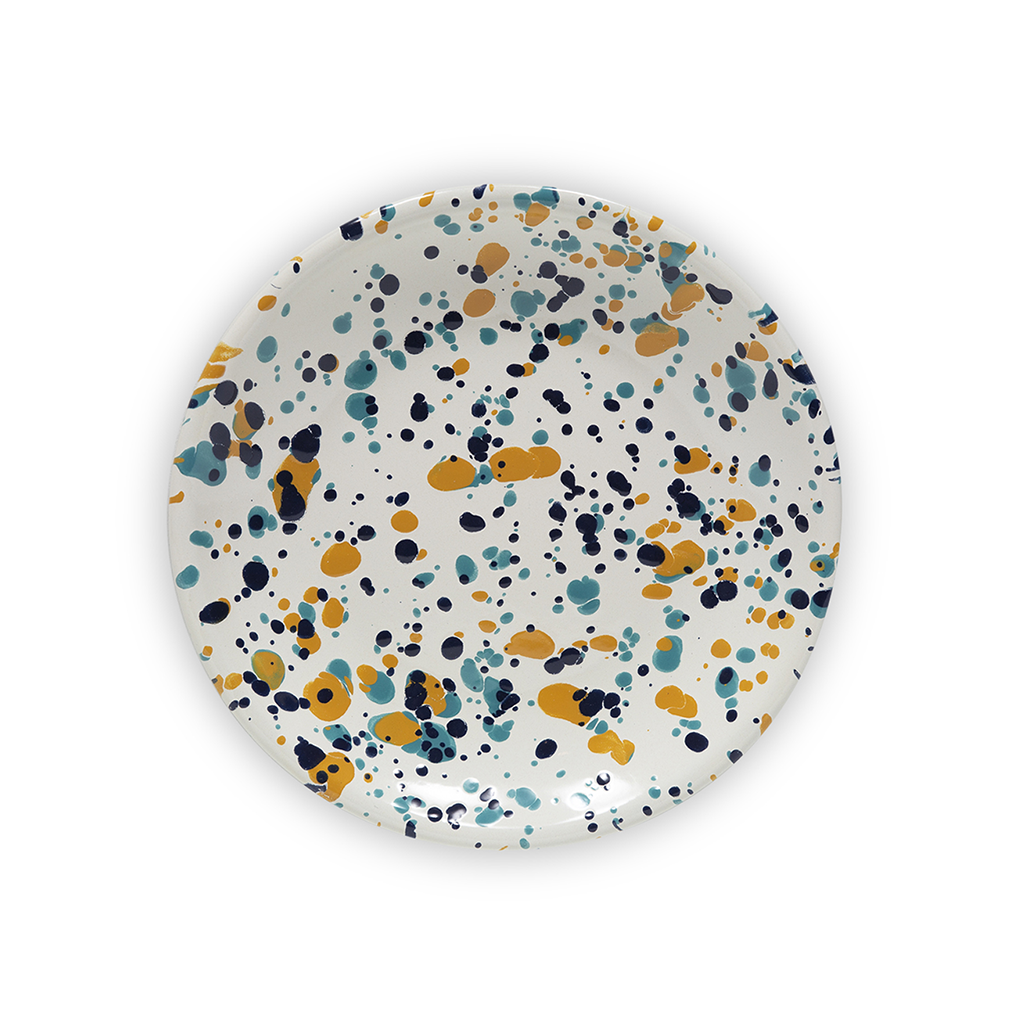 Crow Canyon Catalina Coupe Salad Plate - Bermuda Buttercup