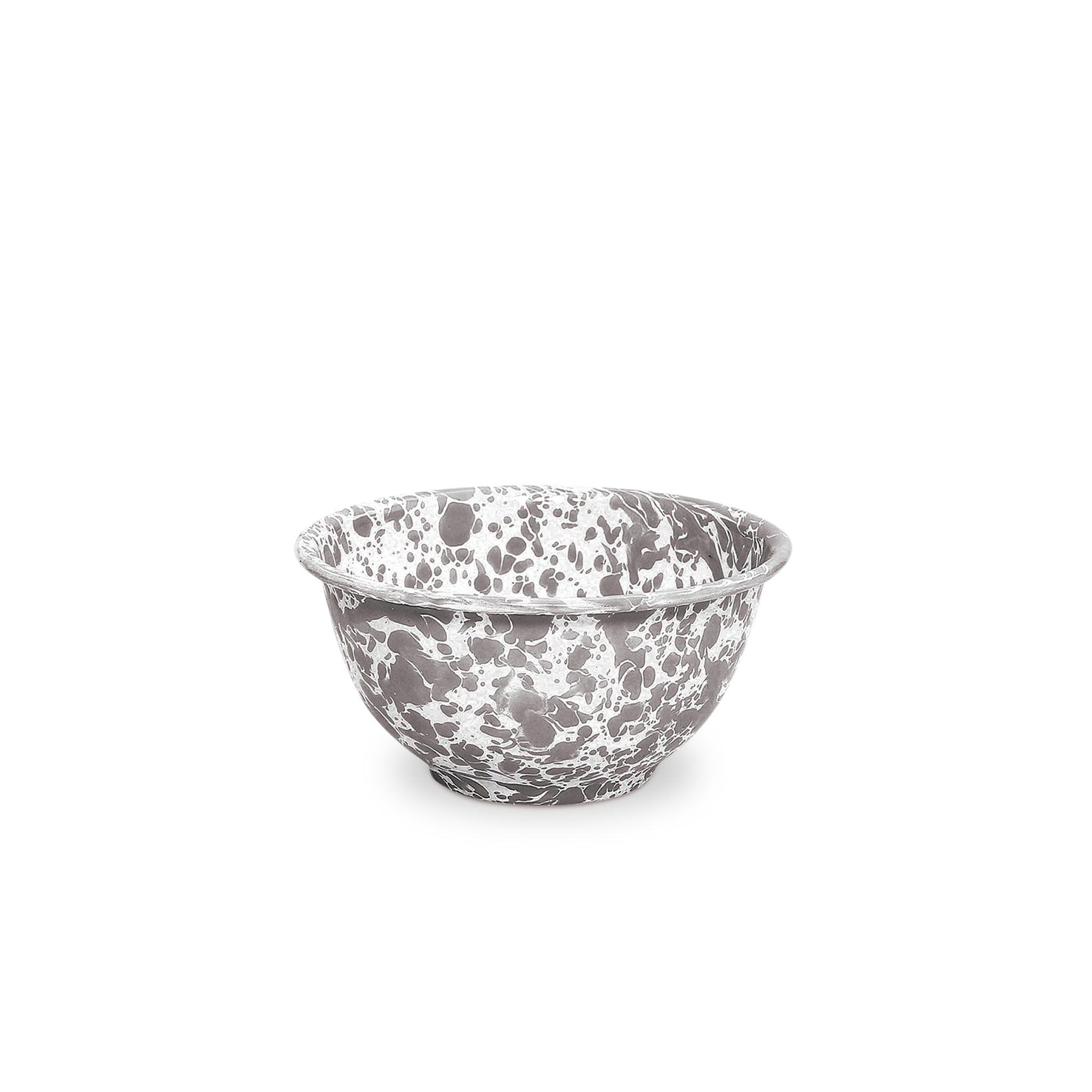 Splatter Small Footed Bowl - Grey