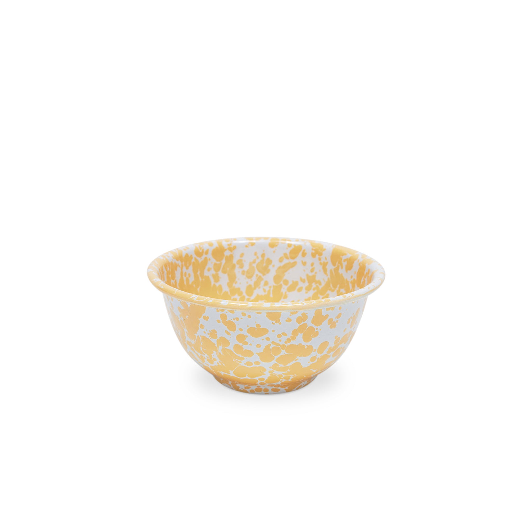 Splatter Small Footed Bowl - Yellow