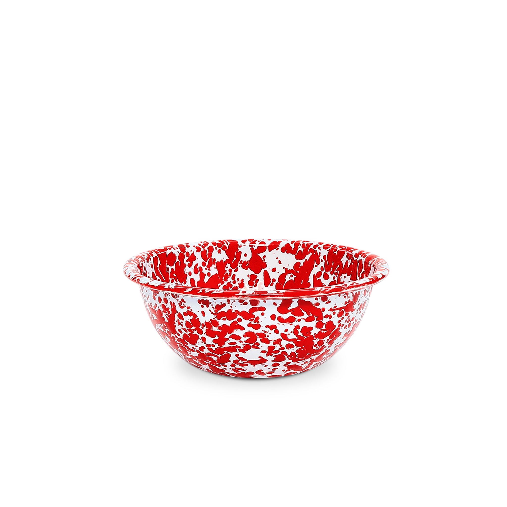 Splatter Cereal Bowl - Red
