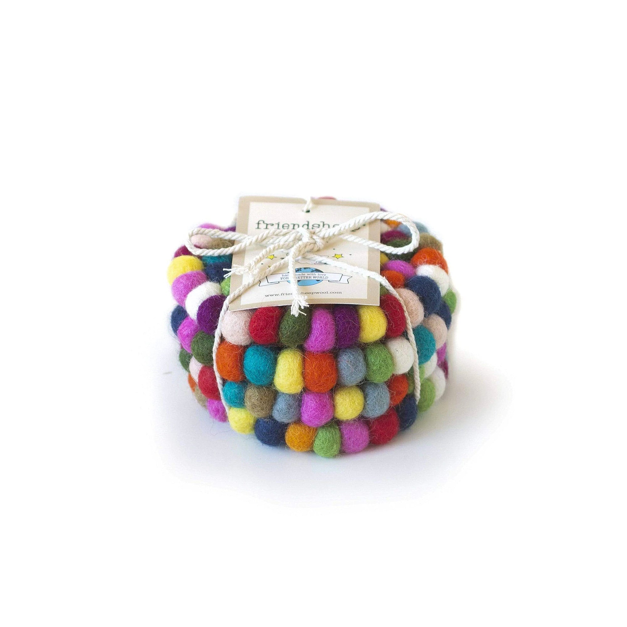 Eco Coasters - Boho Colors (Set of 4)