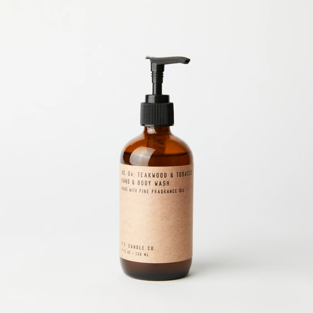 P.F Candle Co Hand & Body Wash - Teakwood & Tobacco