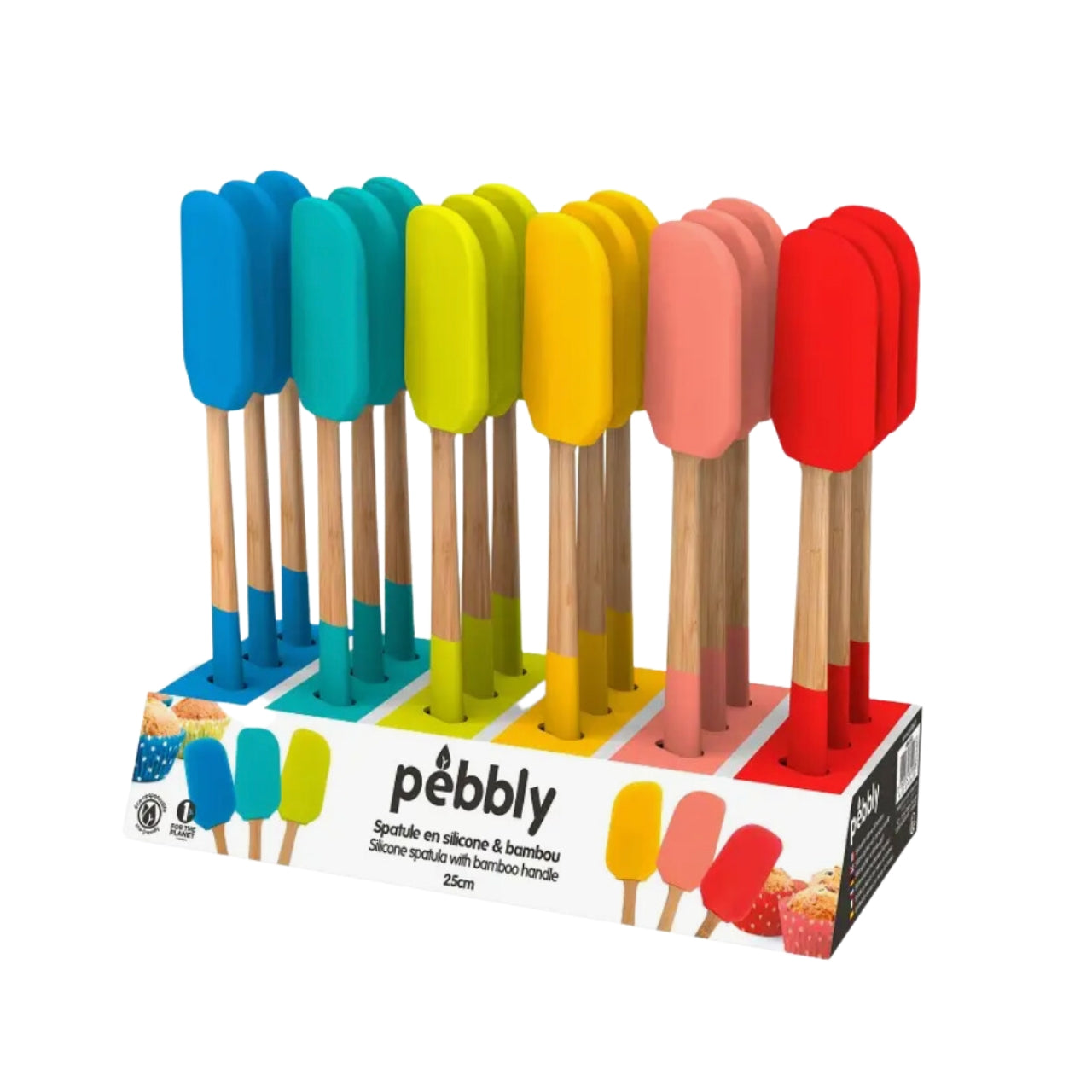 Pebbly Flexible Silicone Spatula