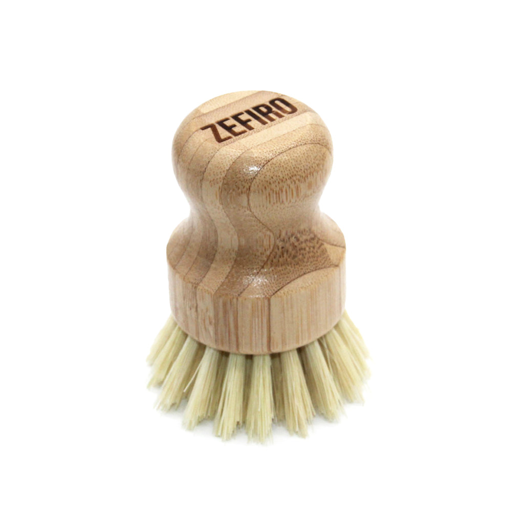 Bamboo Soft Bristle Pot Scrubber