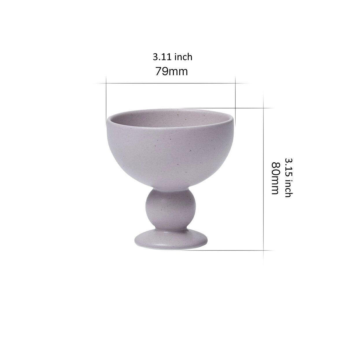 Better Finger Ceramic Goblet Cup