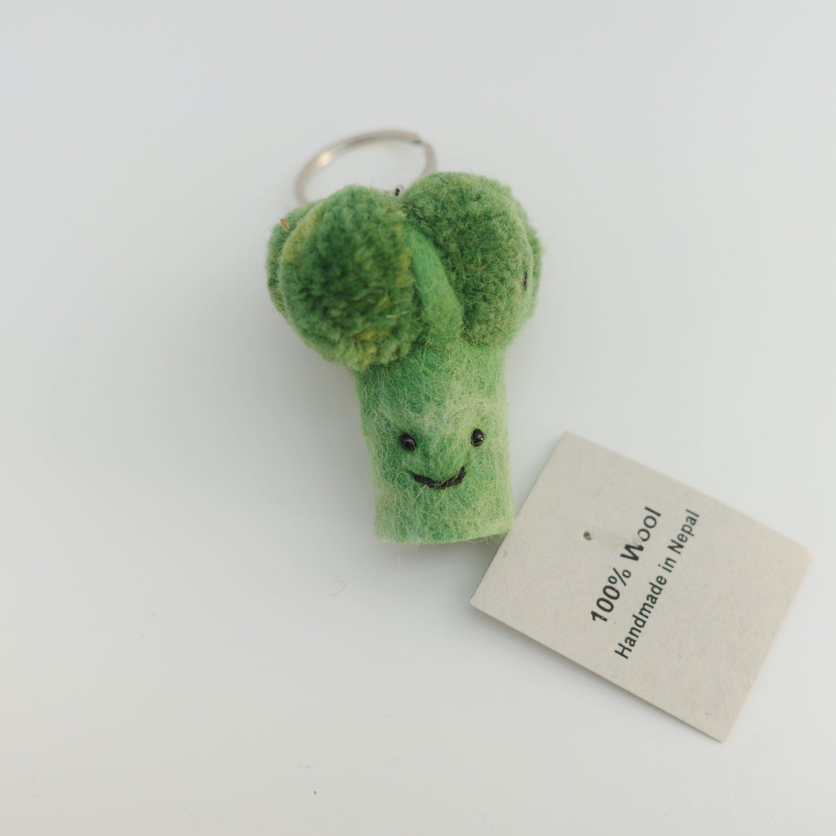 Handmade Felt Vegetable Keychain (Each One Will Vary)
