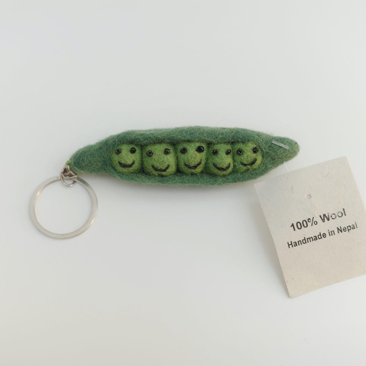 Handmade Felt Vegetable Keychain (Each One Will Vary)