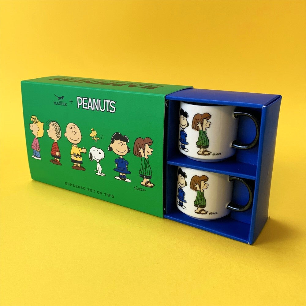 Magpie Peanuts Espresso Set - Peanuts Friends