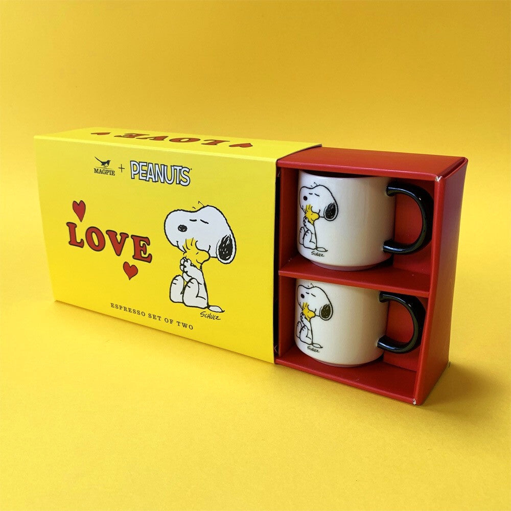 Magpie Peanuts Espresso Set - Snoopy Love