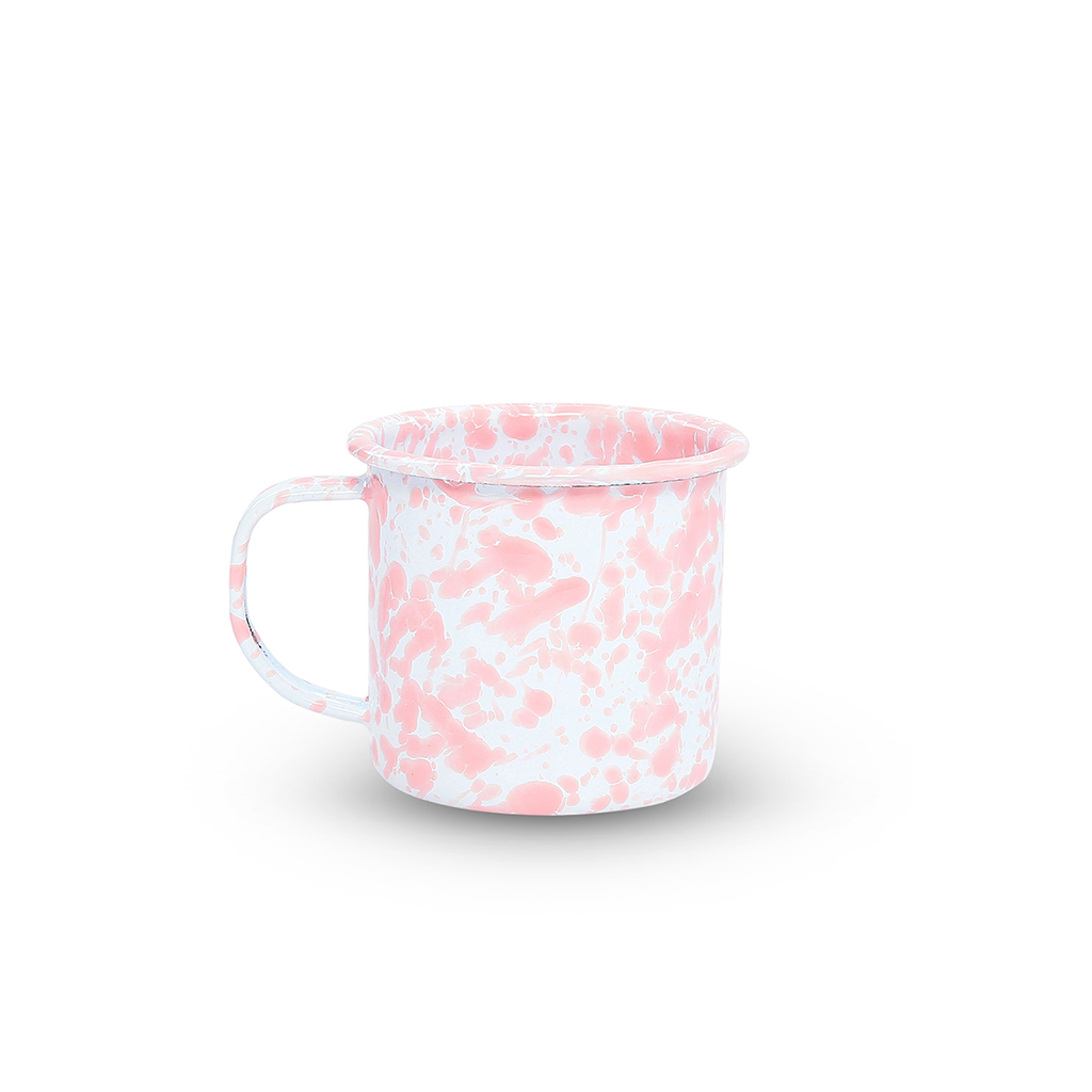 Splatter 12 oz Mug - Pink Marble