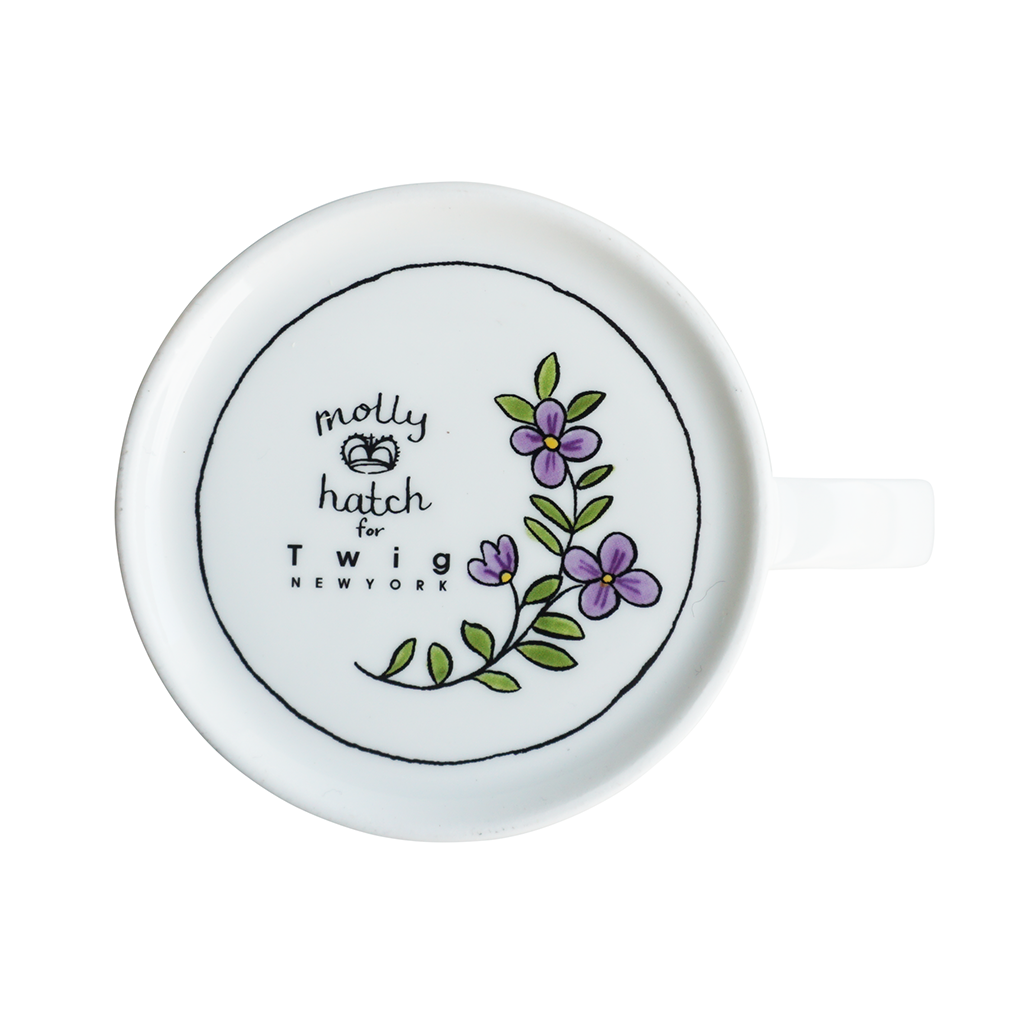 Twig New York Forget Me Not Cup & Saucer